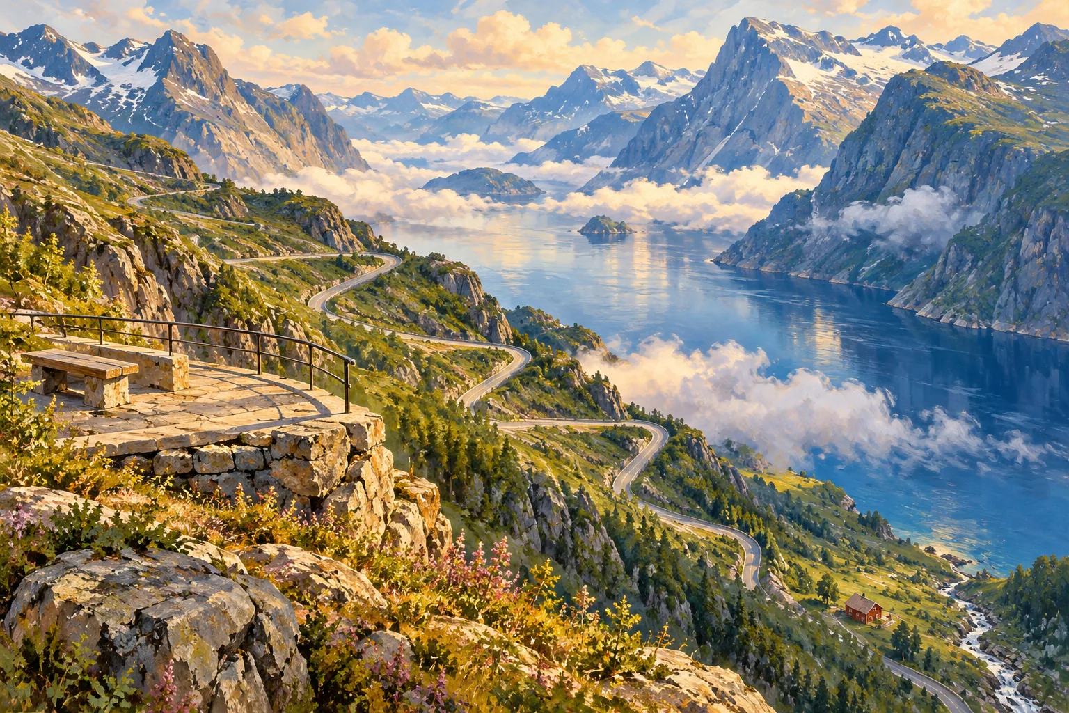 The high road — Norwegian Fjords