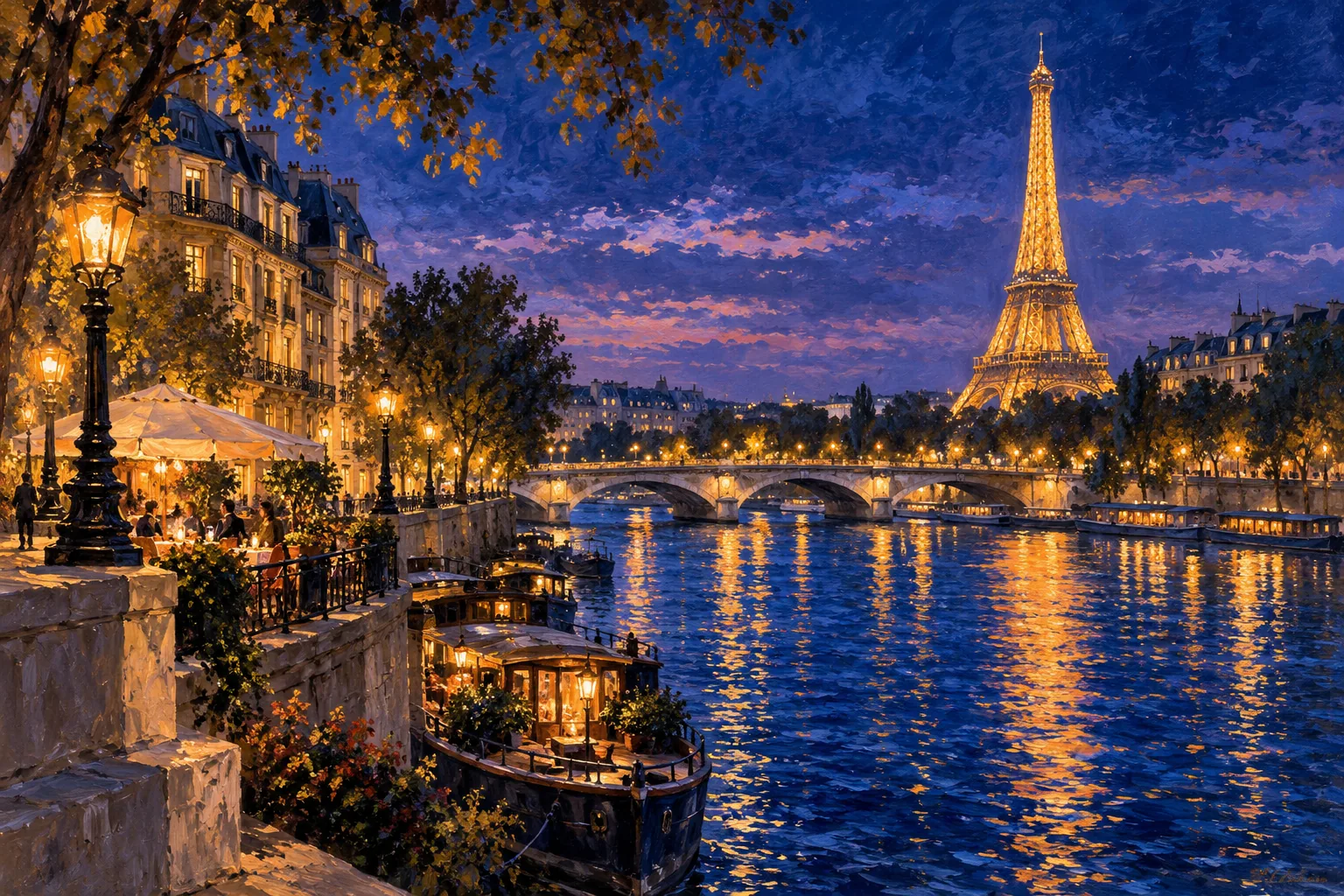 After dark — Paris