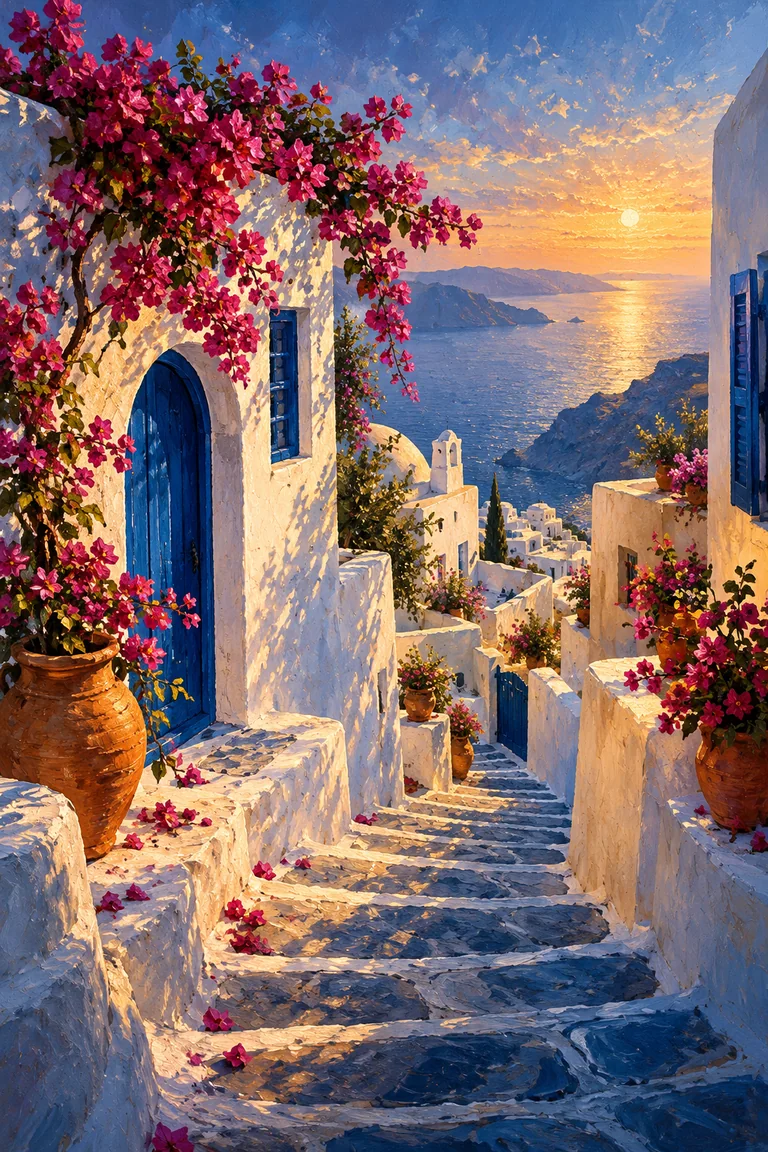 White & blue — Santorini